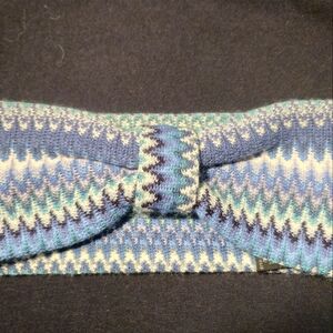 Missoni head band blue green white